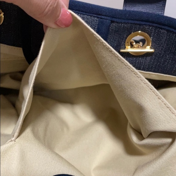 Chanel Medium Denim Deauville Tote Blue - Picture 11 of 14